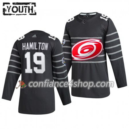 Adidas Maillot de Hockey Carolina Hurricanes Dougie Hamilton 19 Gris 2020 NHL All-Star Authentic - Enfant